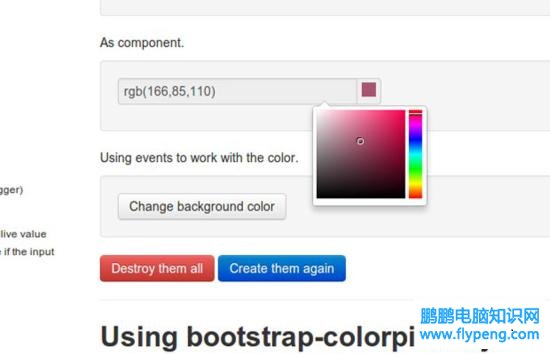 Colorpicker for Bootstrap