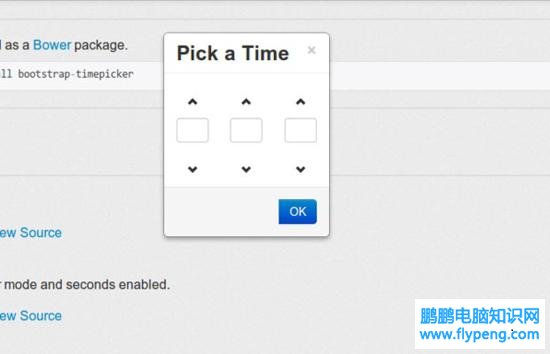 Bootstrap Timepicker