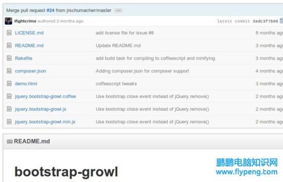 Bootstrap Growl