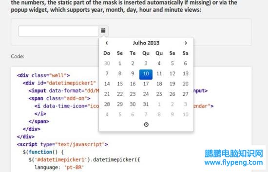 Bootstrap Datetime