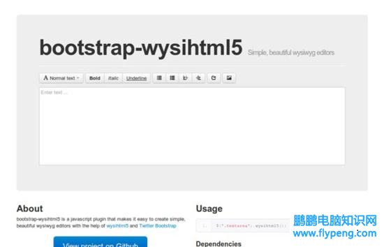 Bootstrap WYSIHTML5